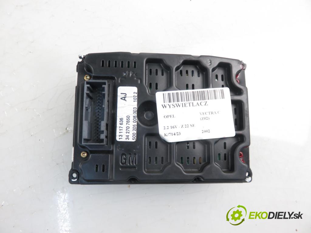 OPEL VECTRA C (Z02) SEDAN 2002 2198,00 Radioodtwarzacze 2198,00 RADIO CD 13188465