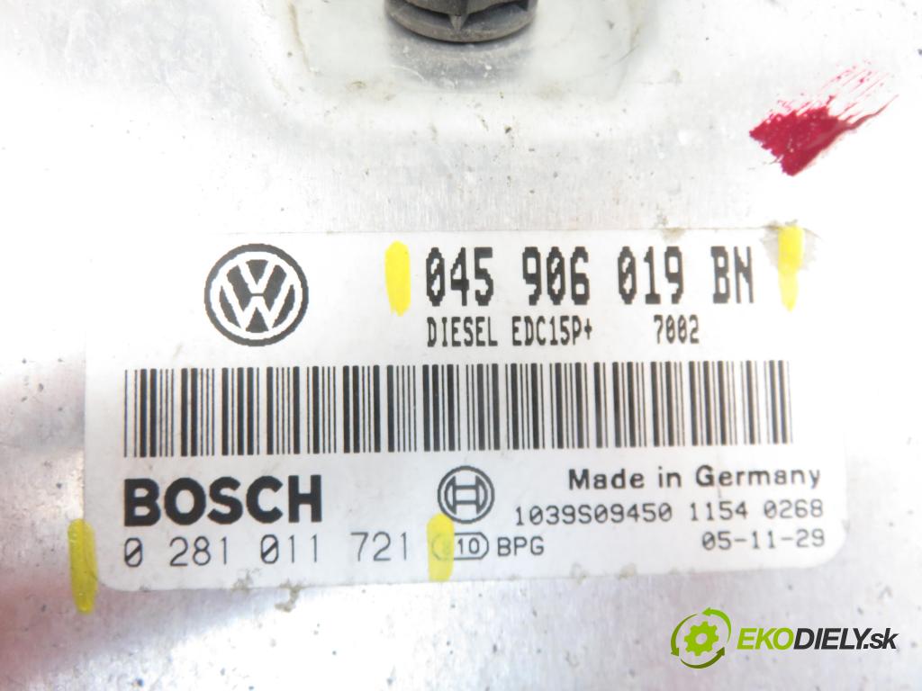 VW FOX (5Z1, 5Z3) HB 2006 1422,00 Sterowniki silnika 1422,00 Riadiaca jednotka Motor 045906019BN; 0281011721