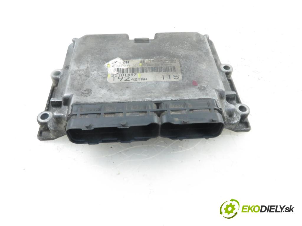 FIAT STILO (192_) HB 2002 1910,00 Sterowniki silnika 1910,00 Riadiaca jednotka Motor 55181457; 0281010337