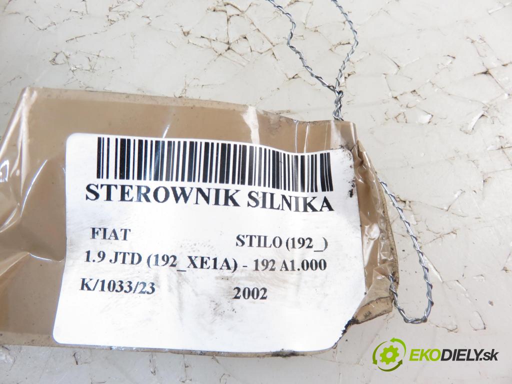 FIAT STILO (192_) HB 2002 1910,00 Sterowniki silnika 1910,00 Riadiaca jednotka Motor 55181457; 0281010337
