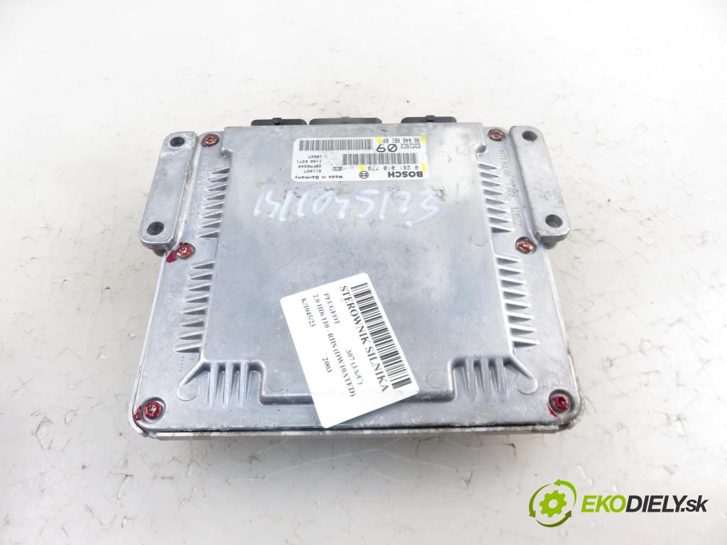 PEUGEOT 307 (3A/C) HB 2003 1997,00 Sterowniki silnika 1997,00 Riadiaca jednotka Motor 9644606180; 0281010779