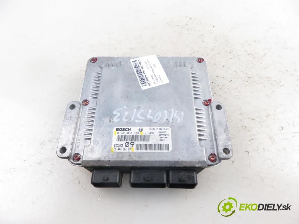 PEUGEOT 307 (3A/C) HB 2003 1997,00 Sterowniki silnika 1997,00 Riadiaca jednotka Motor 9644606180; 0281010779