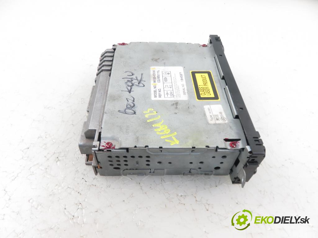 TOYOTA YARIS (_P1_) HB 2005 1364,00 Radioodtwarzacze 1364,00 RADIO CD 861200D030