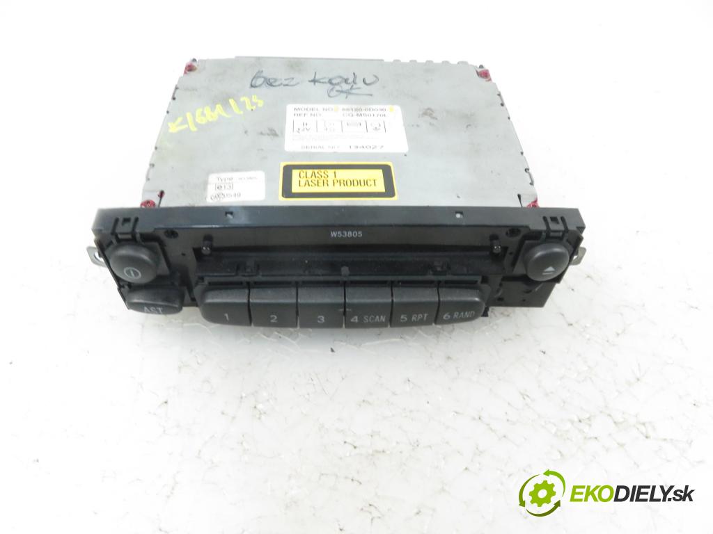 TOYOTA YARIS (_P1_) HB 2005 1364,00 Radioodtwarzacze 1364,00 RADIO CD 861200D030