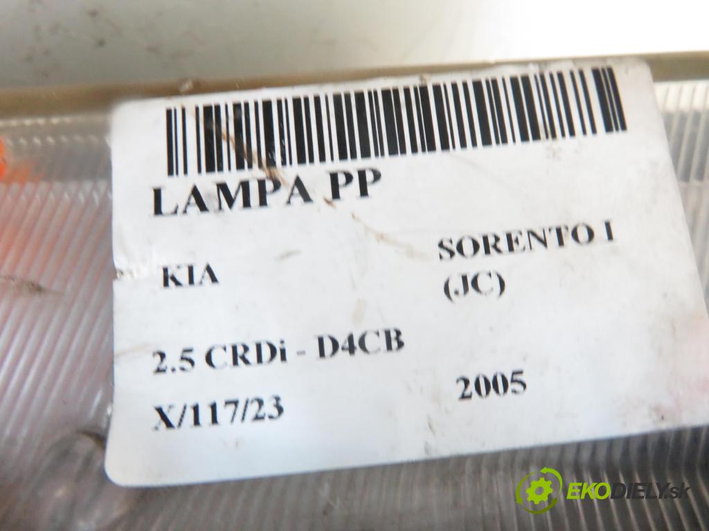 KIA SORENTO I (JC) SUV 2005 103,00 2.5 CRDi 140 - D4CB 2497,00 Svetlo PP