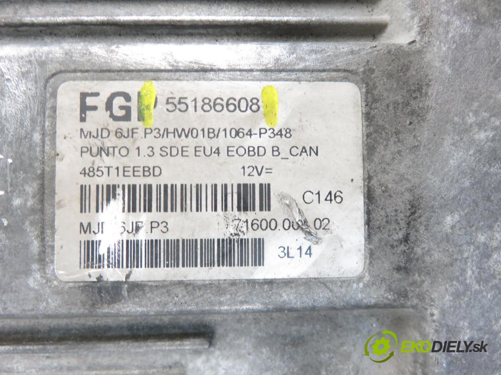 FIAT PUNTO (188_) HB 2003 1248,00 Sterowniki silnika 1248,00 Riadiaca jednotka Motor 55186608