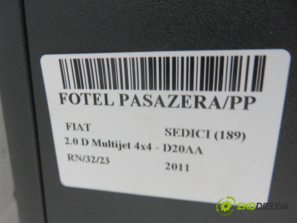 FIAT SEDICI (189_) CROSSOVER 2011 1956,00 Fotele, kanapy 1956,00 Sedadlo CESTUJÚCI/PP