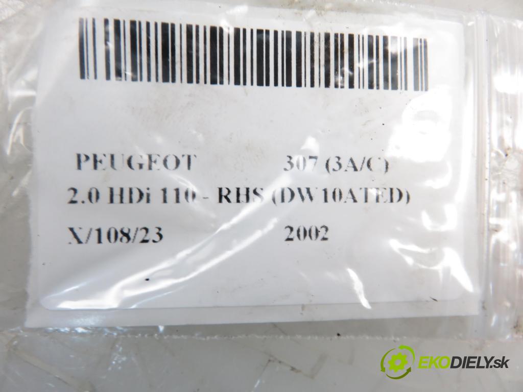 PEUGEOT 307 (3A/C) HB 2002 1997,00 Wtryskiwacze 1997,00 vstrekovač 9637536080; 0445110044 (Vstrekovače)