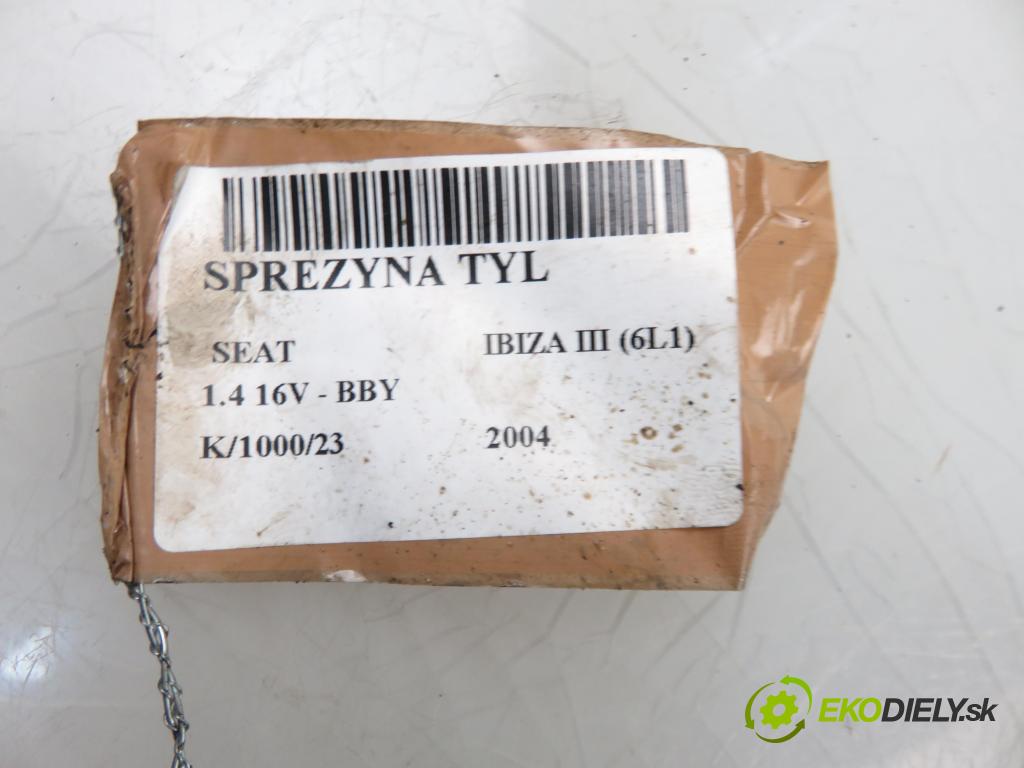 SEAT IBIZA III (6L1) HB 2004 1390,00 Sprężyny zawieszenia 1390,00 Pružina ZADNÉ:
