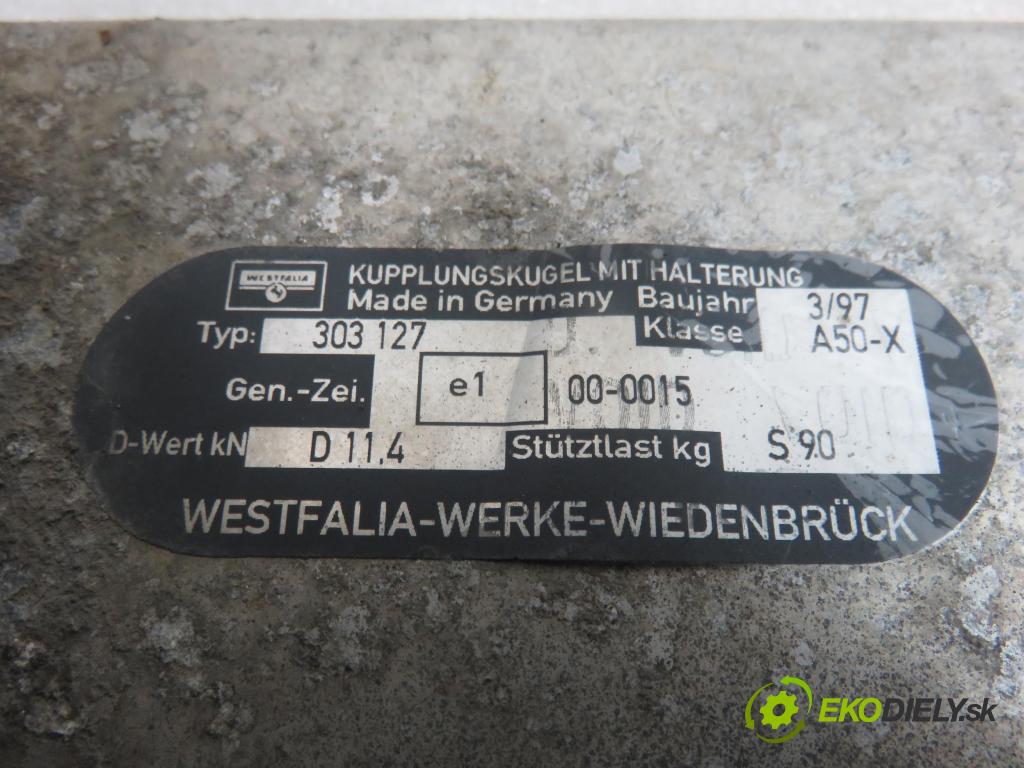 BMW 5 (E39) SEDAN 1996 1991,00 Kompletne haki holownicze (belka + kula) 1991,00 Hák 303127; 1182544