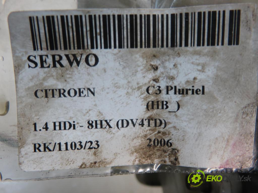 CITROEN C3 Pluriel (HB_) HB 2006 50,00 1.4 HDi - 8HX (DV4TD) 1398,00 Posilovač 9649329480 (Servočerpadlá, pumpy riadenia)