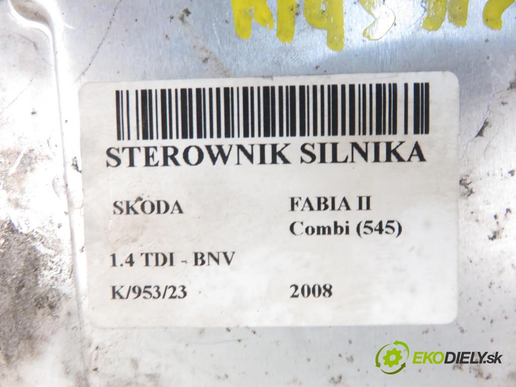 SKODA FABIA II Combi (545) KOMBI 2008 1422,00 Sterowniki silnika 1422,00 Riadiaca jednotka Motor 045906019CD; 0281012749