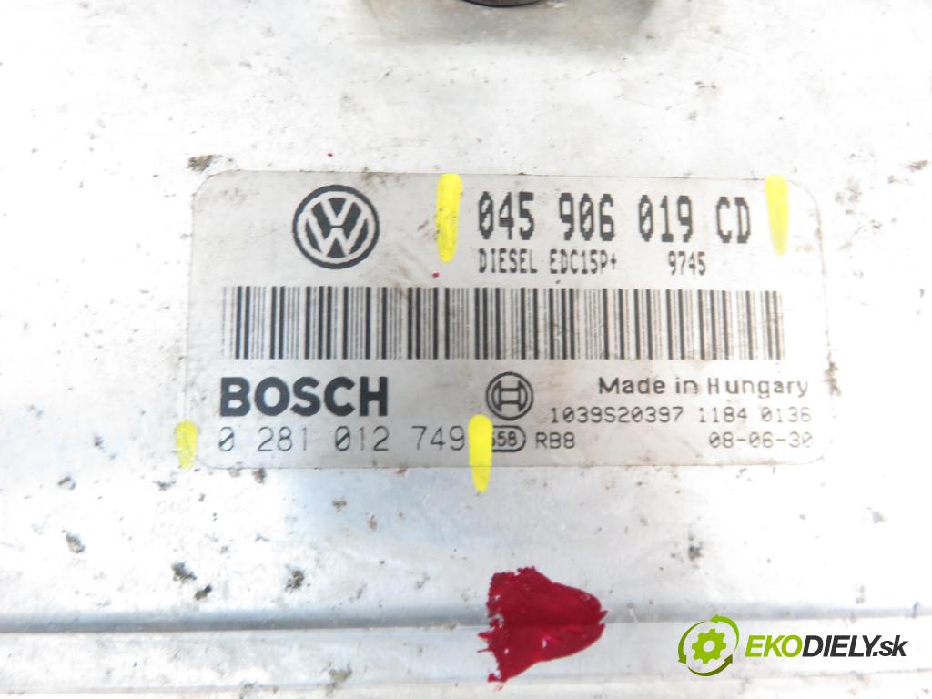SKODA FABIA II Combi (545) KOMBI 2008 1422,00 Sterowniki silnika 1422,00 Riadiaca jednotka Motor 045906019CD; 0281012749