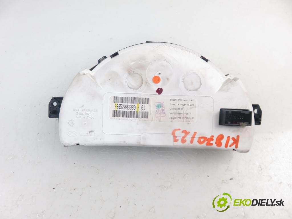 CITROEN C2 (JM_) HB 2004 1398,00 Liczniki, zegary 1398,00 Prístrojovka elektrický 9652008080H
