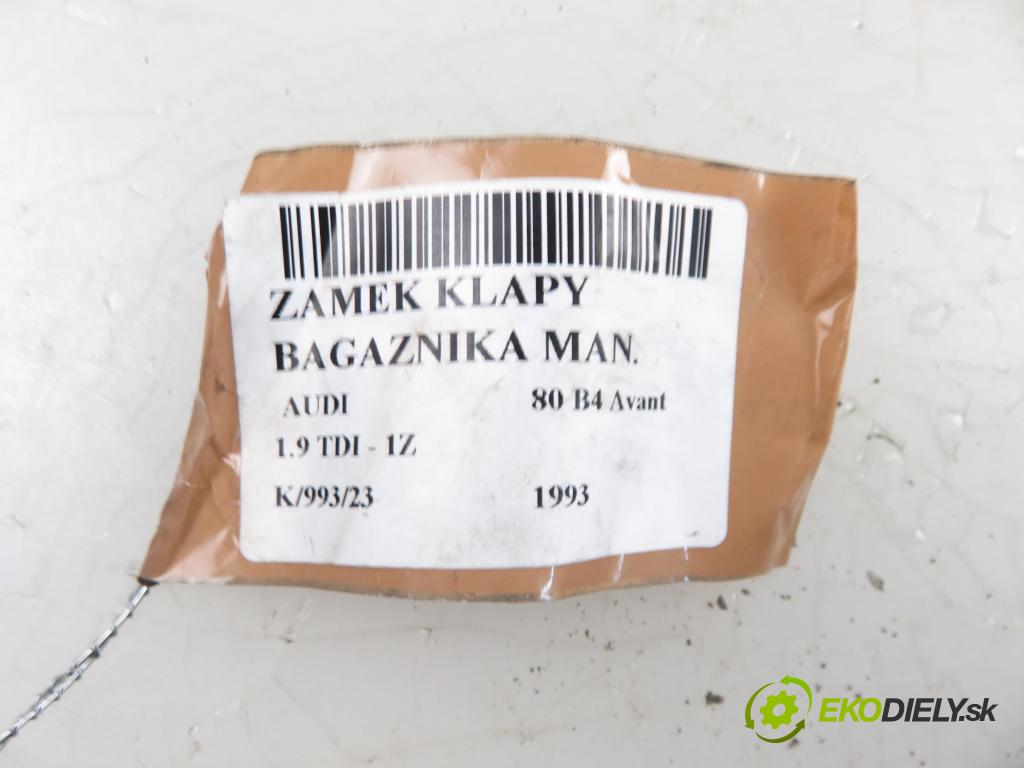 AUDI 80 Avant (8C, B4) KOMBI 1993 1896,00 Zamki 1896,00 zámok dveří kufr MAN: 4A9827505C; 4A9827506C