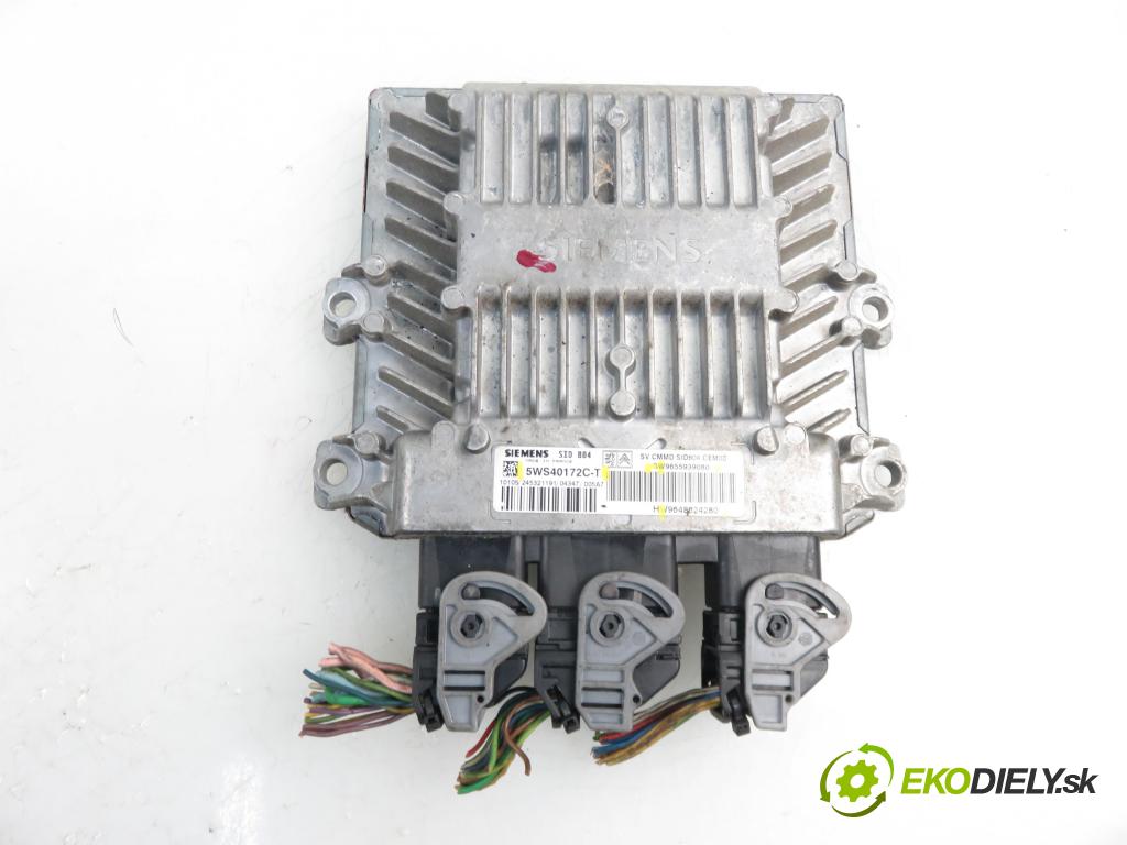 CITROEN C3 Pluriel (HB_) HB 2006 1398,00 Sterowniki silnika 1398,00 Riadiaca jednotka Motor 9655939080; 5WS40172CT; 9648624280