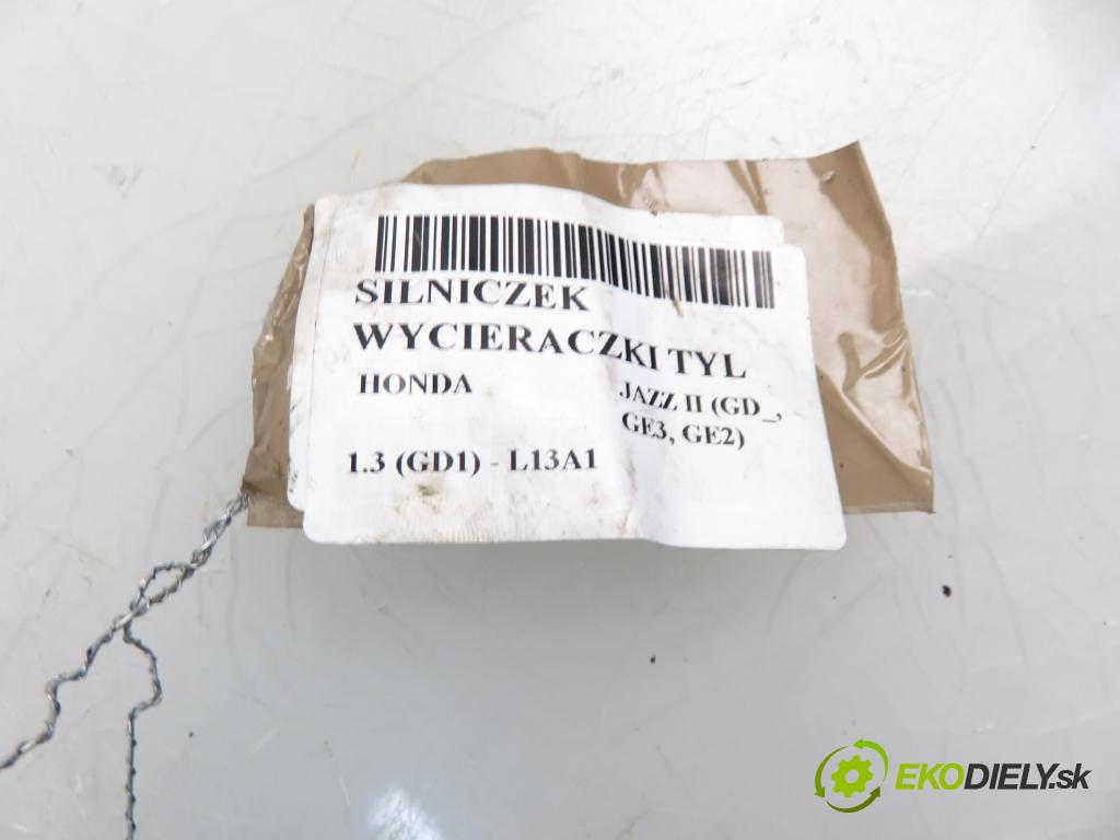 HONDA JAZZ II (GD_, GE3, GE2) HB 2002 1339,00 Silniki wycieraczek 1339,00 Motorček stierače ZADNÉ: