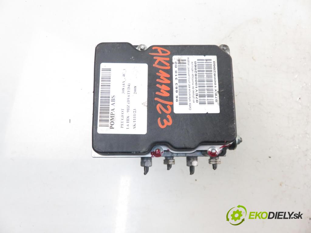PEUGEOT 308 (4A_, 4C_) HB 2008 1560,00 Sterowniki ABS 1560,00 Pumpa ABS 0265950560; 9665331880 (Pumpy ABS)