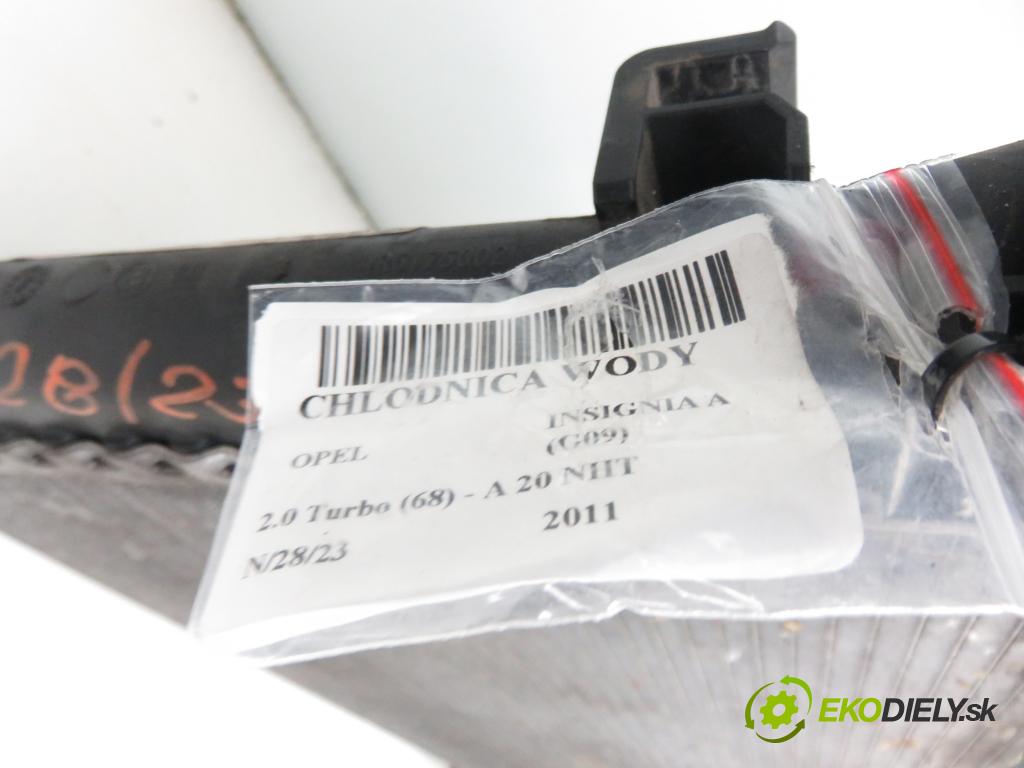 OPEL INSIGNIA A (G09) SEDAN 2011 1998,00 Chłodnice wody 1998,00 chladič vody 13241729