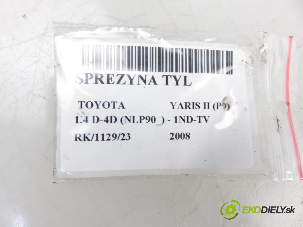 TOYOTA YARIS (_P9_) HB 2008 66,00 1.4 D-4D (NLP90_) - 1ND-TV 1364,00 Pružina zadné