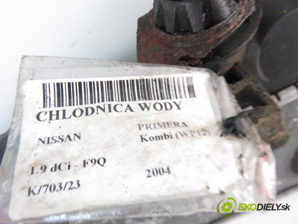 NISSAN PRIMERA Kombi (WP12) KOMBI 2004 1870,00 Chłodnice wody 1870,00 chladič vody 
