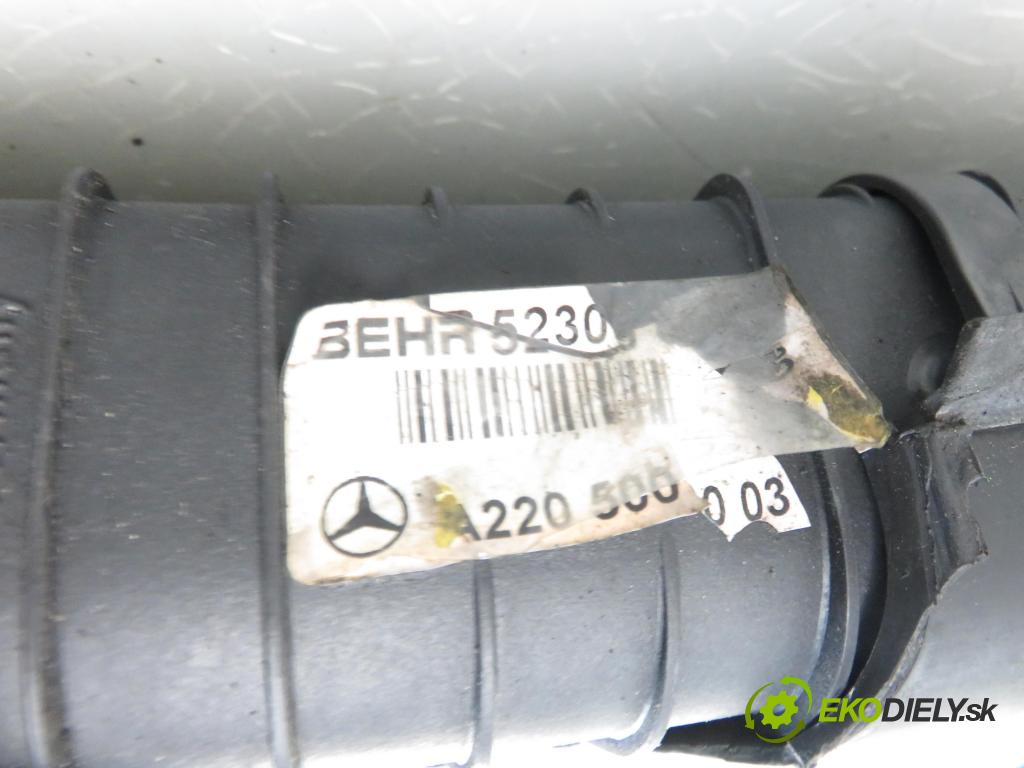 MERCEDES-BENZ KLASA S (W220) SEDAN 2001 3222,00 Chłodnice wody 3222,00 chladič vody 2205002003