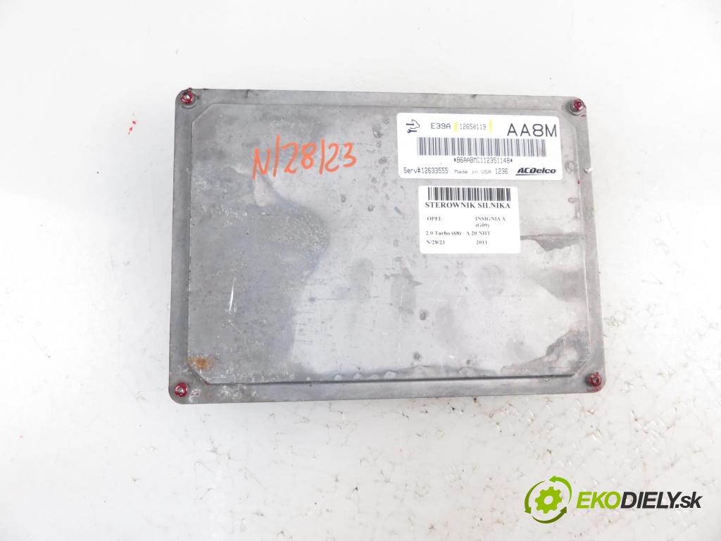 OPEL INSIGNIA A (G09) SEDAN 2011 0,00 2.0 Turbo (68) - A 20 NHT 1998,00 Riadiaca jednotka Motor 12650119