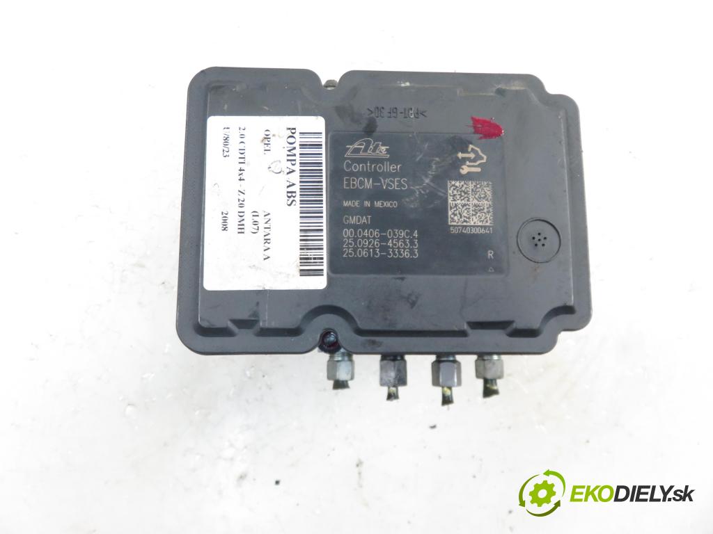 OPEL ANTARA A (L07) SUV 2008 1991,00 Sterowniki ABS 1991,00 Pumpa ABS 96817739; 25021203904 (Pumpy ABS)