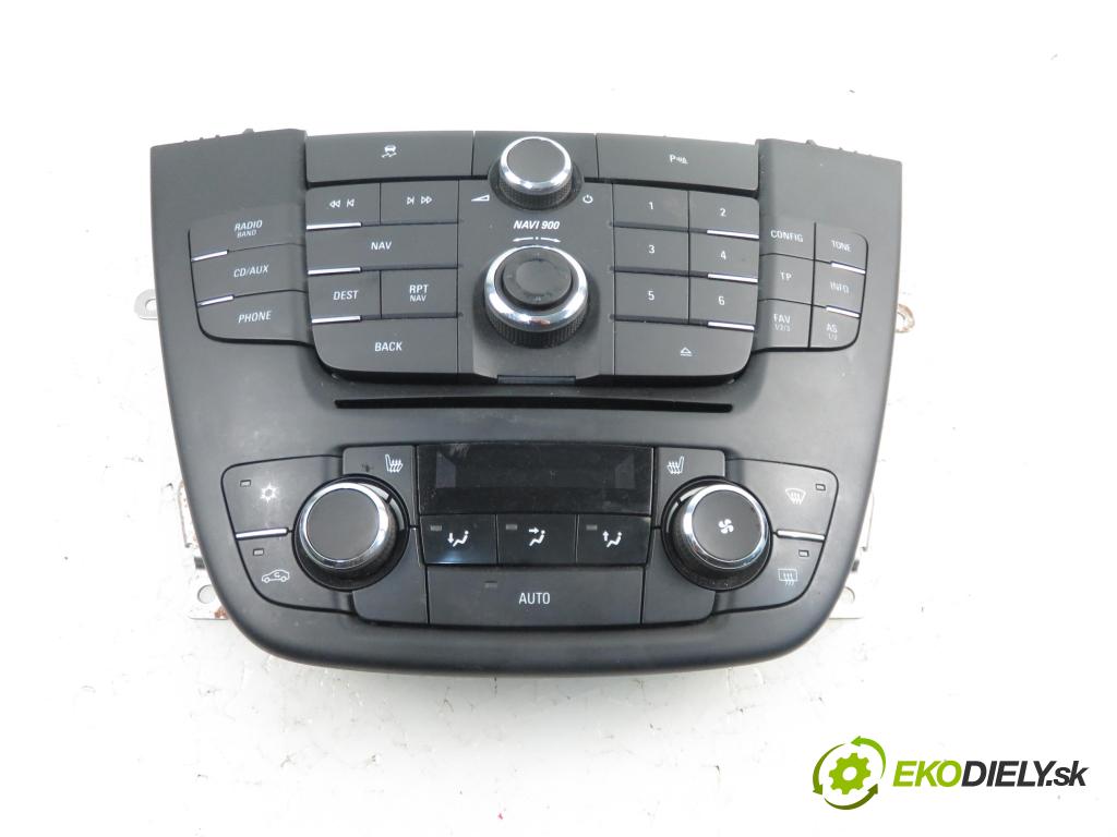 OPEL INSIGNIA A (G09) SEDAN 2011 1998,00 Panele sterowania, przełączniki 1998,00 Panel kúrenia KLIMATRONIK 20997890; 13273096
