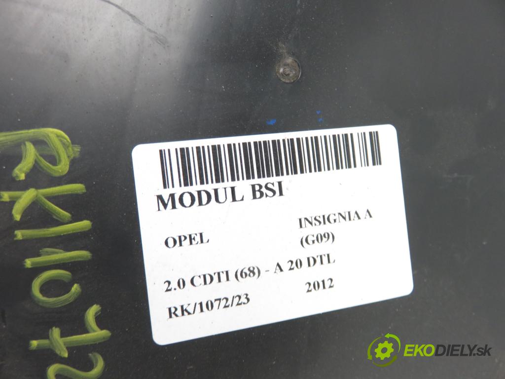 OPEL INSIGNIA A (G09) LIFTBACK 2012 1956,00 Skrzynki bezpieczników 1956,00 MODUL BSI 22737764