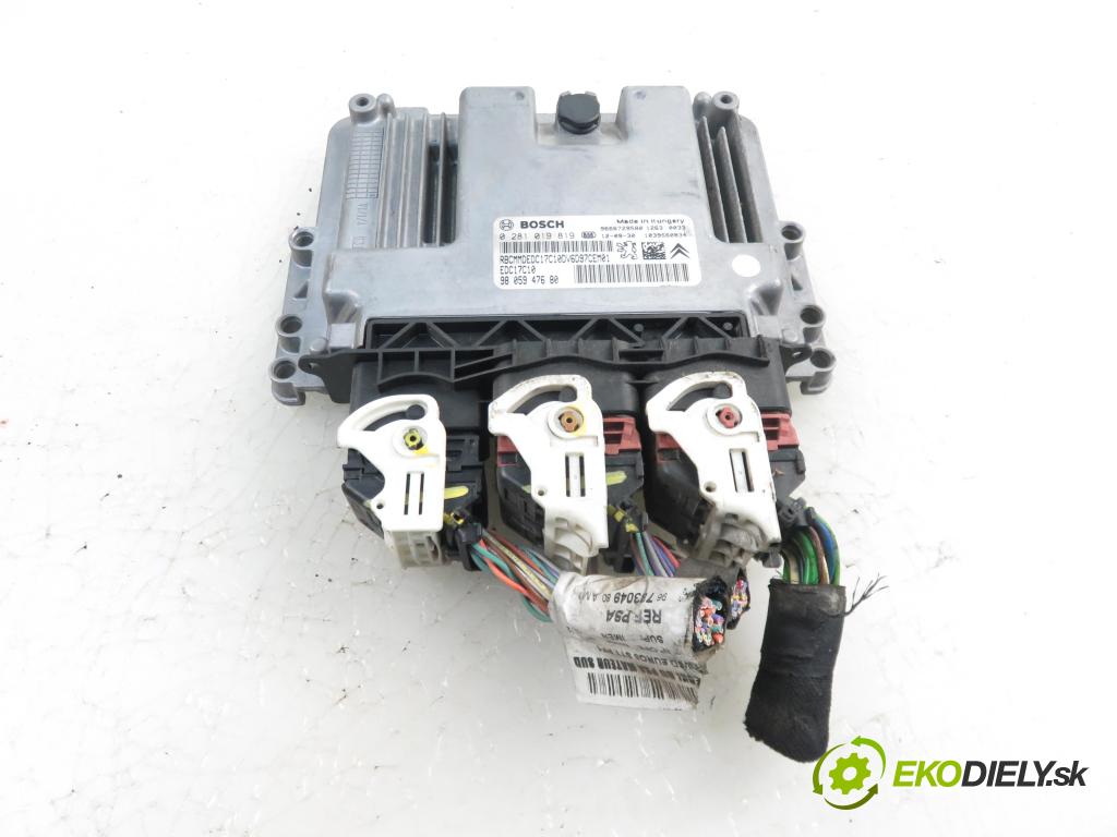 CITROEN DS3 (SA_) HB 2012 1560,00 Sterowniki silnika 1560,00 Riadiaca jednotka Motor 0281019819; 9805947680
