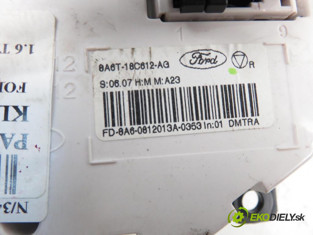 FORD FIESTA VI (CB1,CCN) HB 2009 1560,00 Panele sterowania, przełączniki 1560,00 Panel kúrenia KLIMATRONIK 8A6T18K811BD
