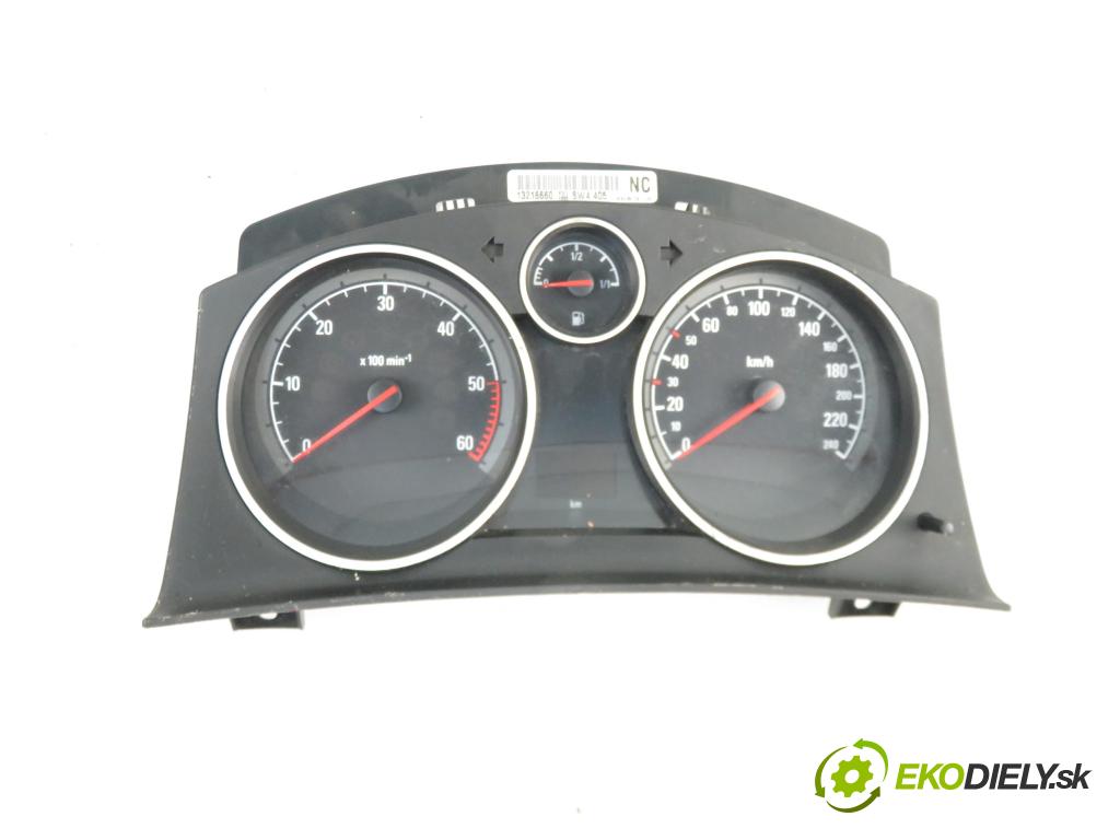 OPEL ZAFIRA B (A05) MINIVAN 2006 1910,00 Liczniki, zegary 1910,00 prístrojovka elektrický 13216660