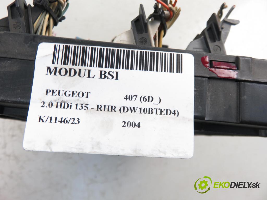 PEUGEOT 407 (6D_) SEDAN 2004 1997,00 Skrzynki bezpieczników 1997,00 MODUL BSI S120104600