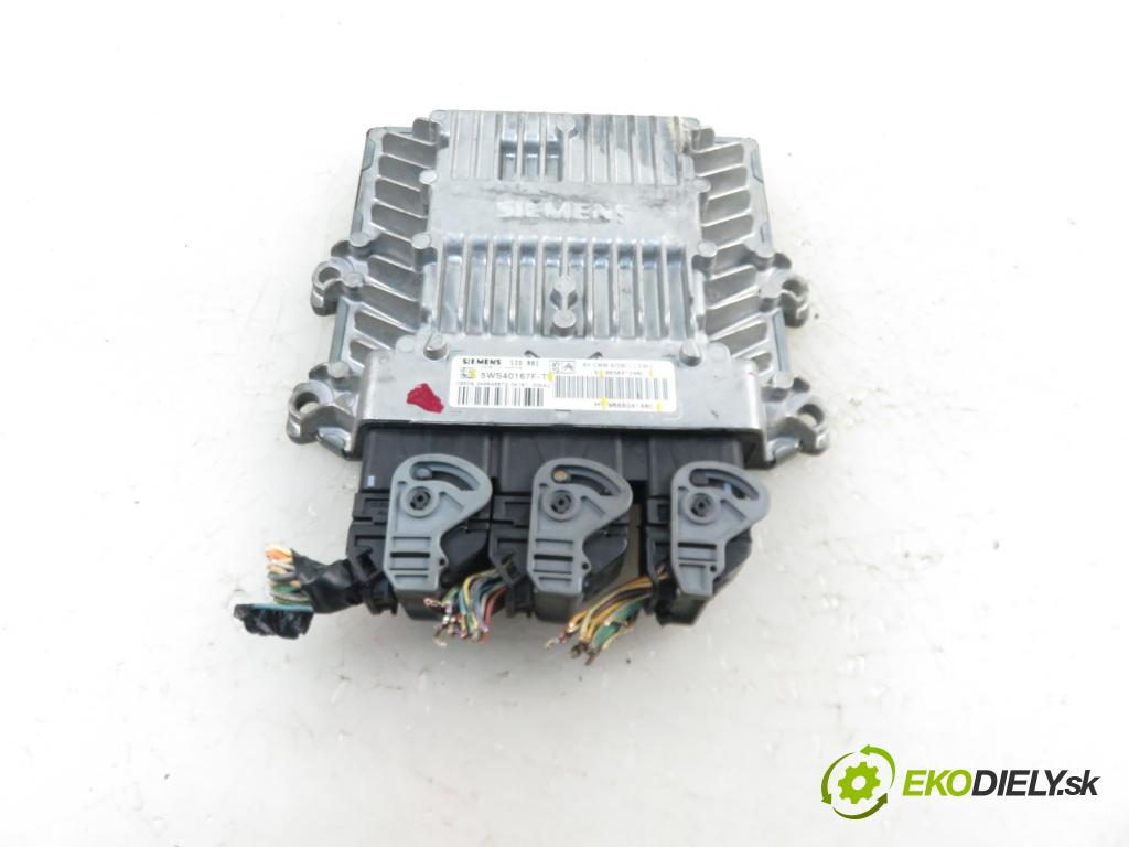 PEUGEOT 407 (6D_) SEDAN 2004 1997,00 Sterowniki silnika 1997,00 Riadiaca jednotka Motor 5WS40167FT; 9656412980; 9655041480
