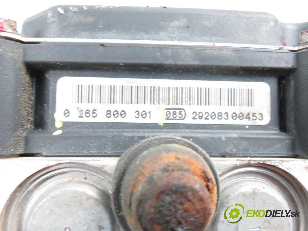 PEUGEOT 307 (3A/C) HB 2002 1997,00 Sterowniki ABS 1997,00 Pumpa ABS 9648265480; 0265231302; 0265800301 (Pumpy ABS)