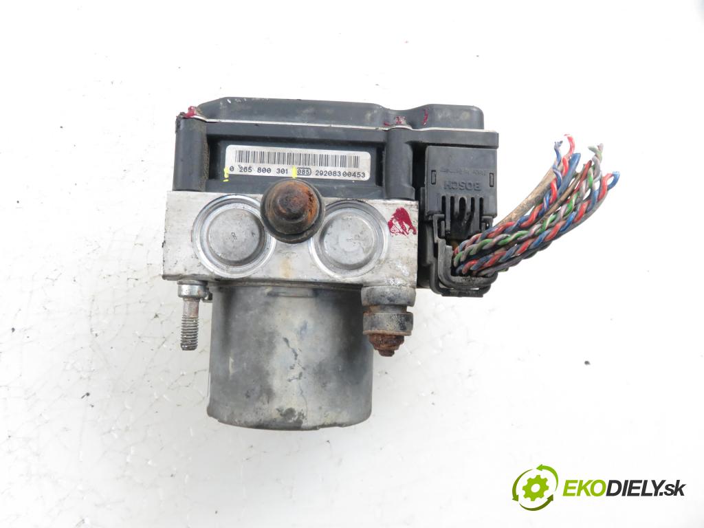 PEUGEOT 307 (3A/C) HB 2002 1997,00 Sterowniki ABS 1997,00 Pumpa ABS 9648265480; 0265231302; 0265800301 (Pumpy ABS)