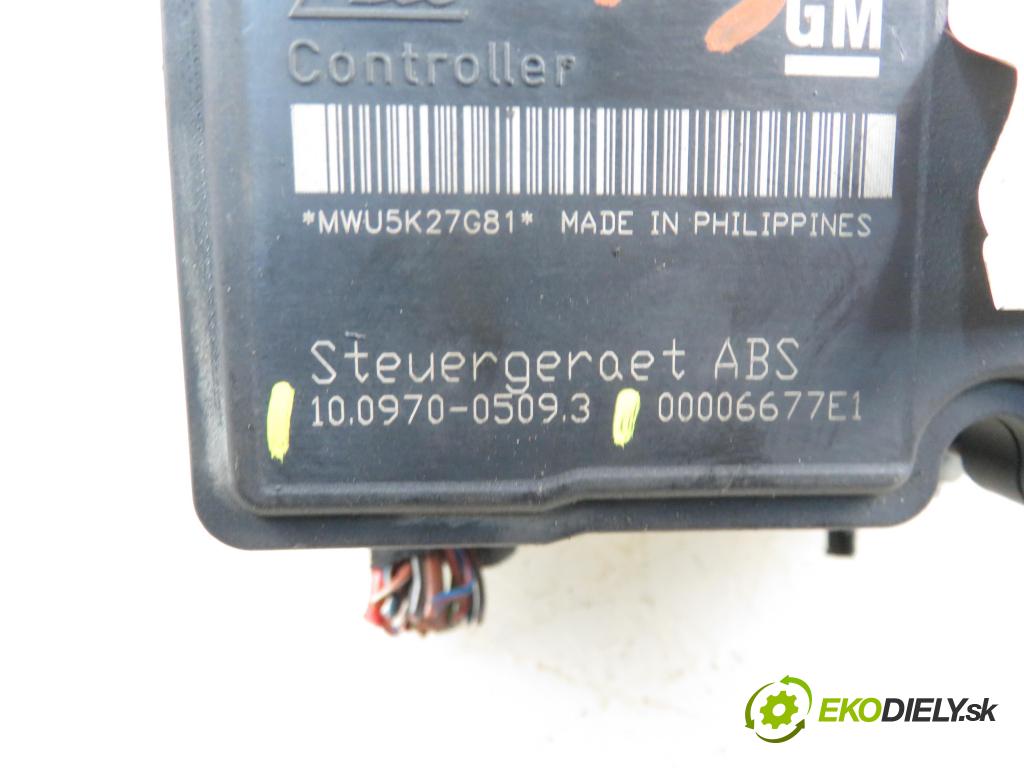 OPEL ZAFIRA B (A05) MINIVAN 2006 1910,00 Sterowniki ABS 1910,00 Pumpa ABS 13157576; 10020700242; 10097005093 (Pumpy ABS)