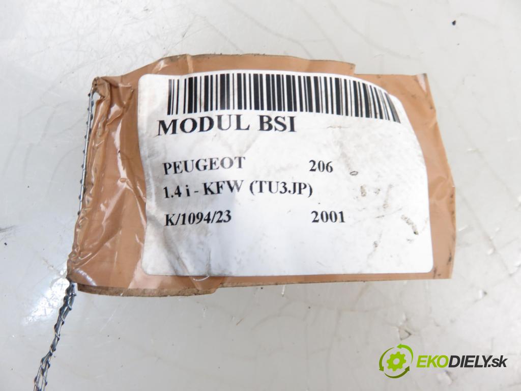 PEUGEOT 206 liftback (2A/C) HB 2001 55,00 1.4 75 - KFW 1360,00 MODUL BSI 9626460880 ; S105872300