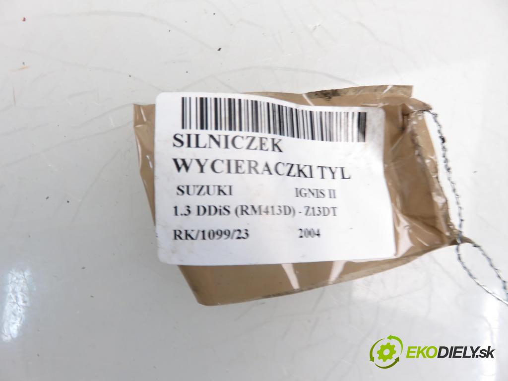 SUZUKI IGNIS II (MH) HB 2004 51,00 1.3 DDiS 1248,00 motorek stěrače ZADNÍ: 34355581