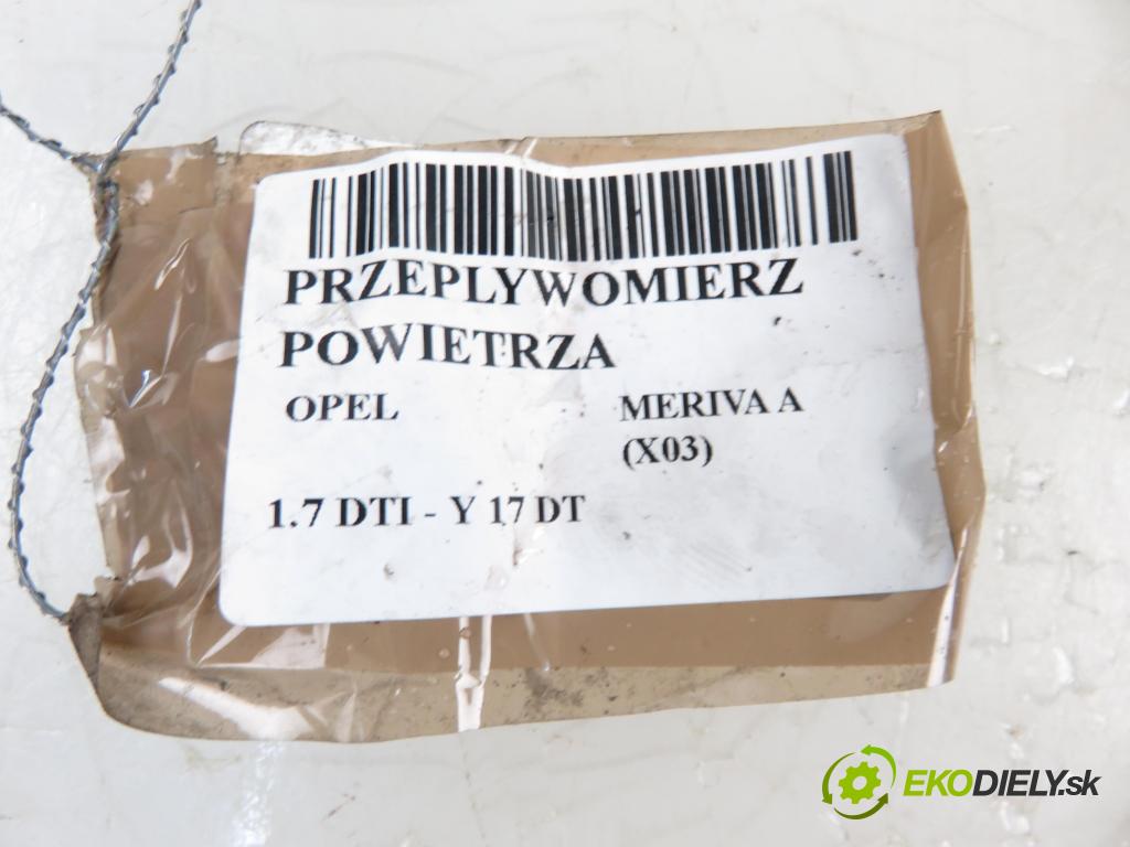 OPEL MERIVA A nadwozie wielkoprzestrzenne (MPV) (X03) MINIVAN 2004 1686,00 Przepływomierze 1686,00 váha vzduchu vzduchu F00C2G2030 ; 93328218 ; 0281002579