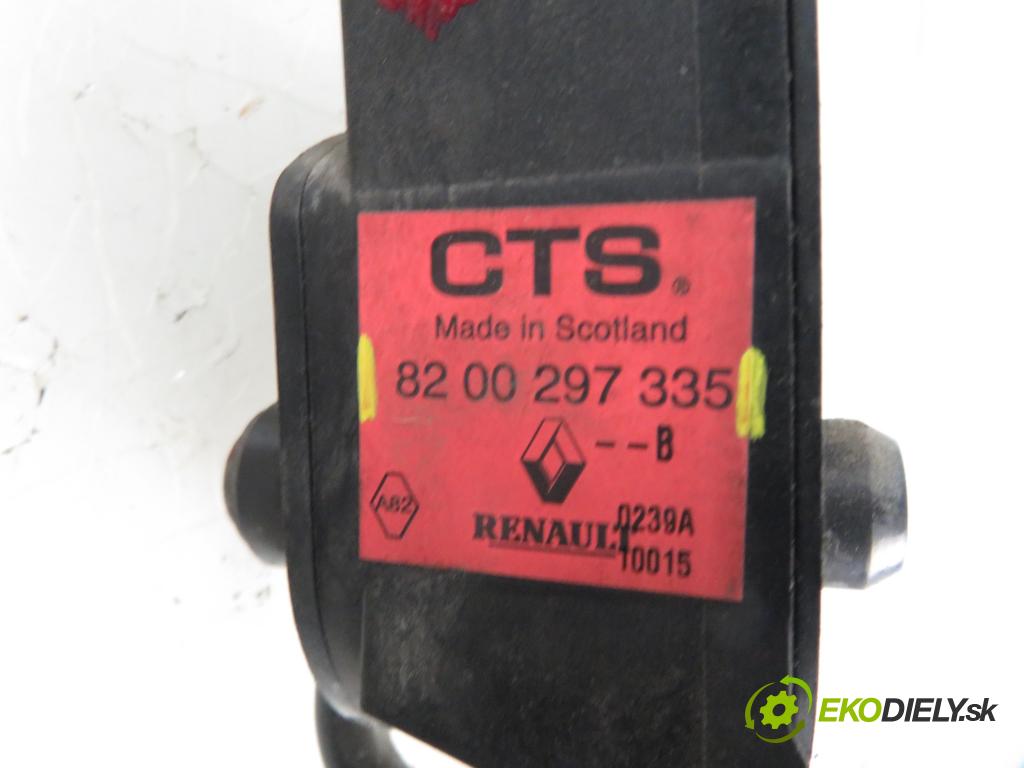 RENAULT CLIO III (BR0/1, CR0/1) HB 2009 1461,00 Pozostałe 1461,00 Potenciometer plynového pedálu 8200297335 (Pedále)