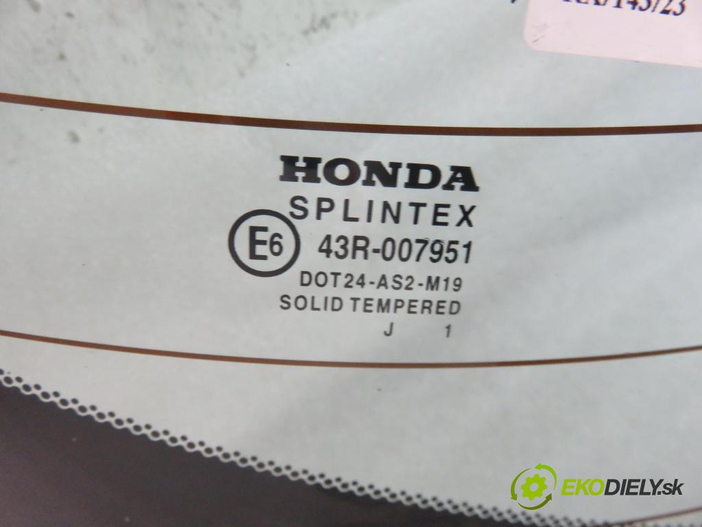 HONDA CIVIC VII Hatchback (EU, EP, EV) HB 2002 55,00 1.4 i 75 - D14Z6 1396,00 okno ZADNÍ: kapota