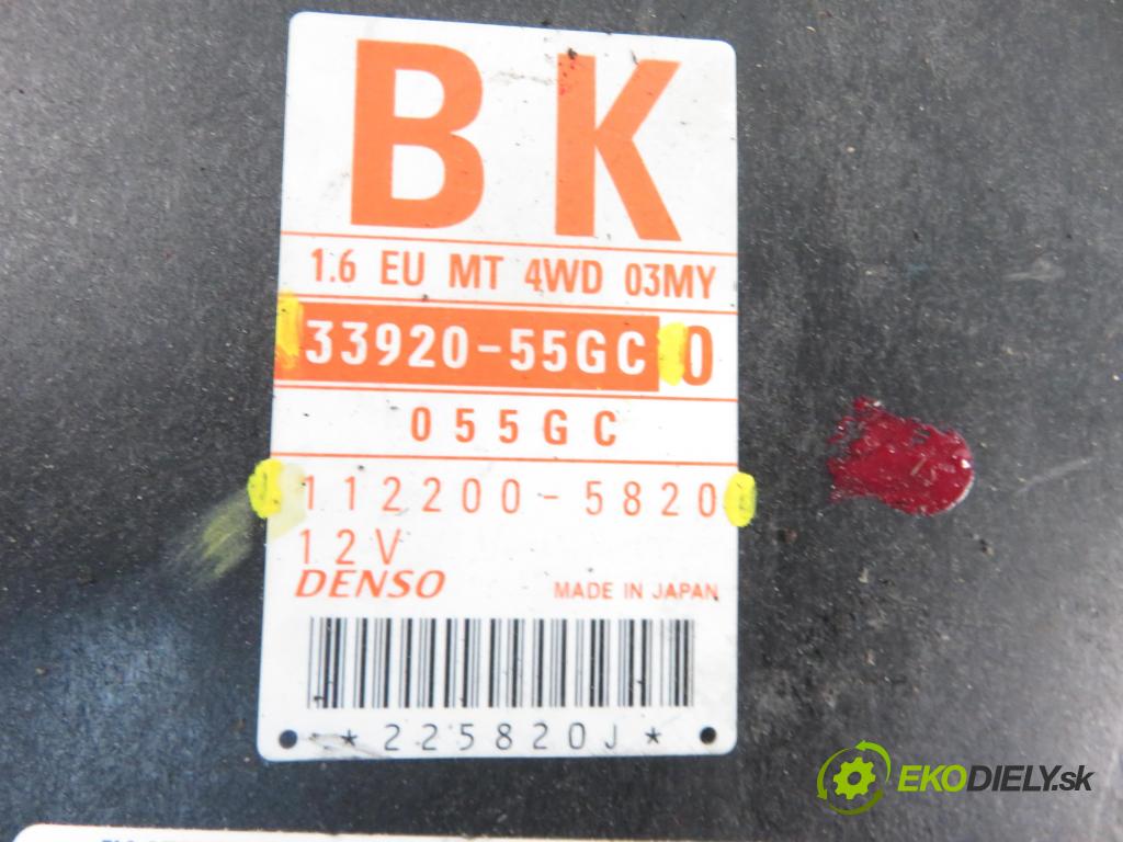 SUZUKI LIANA (ER, RH_) HB 2005 1586,00 Sterowniki silnika 1586,00 Riadiaca jednotka Motor 3392055GC; 1122005820