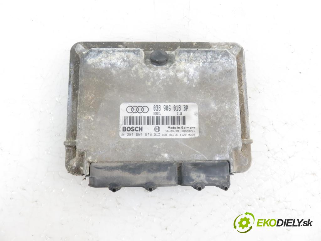 AUDI A3 (8L1) HB 1999 1896,00 Sterowniki silnika 1896,00 Riadiaca jednotka Motor 038906018BP; 0281001848