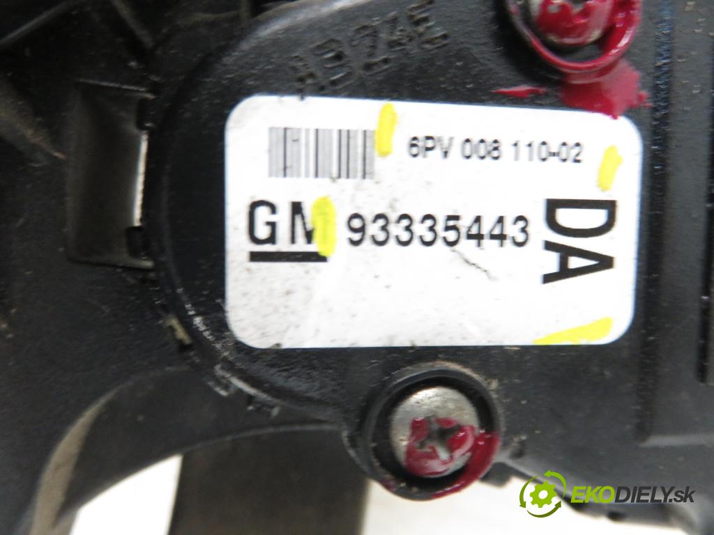 OPEL MERIVA A nadwozie wielkoprzestrzenne (MPV) (X03) MINIVAN 2004 1686,00 Pozostałe 1686,00 Potenciometer plynového pedálu 93335443DA ; 93335443 ; 6PV00811002 (Pedále)