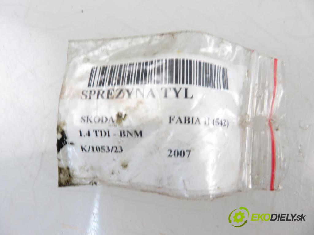 SKODA FABIA II (542) HB 2007 51,00 1.4 TDI - BNM 1422,00 Pružina zadné