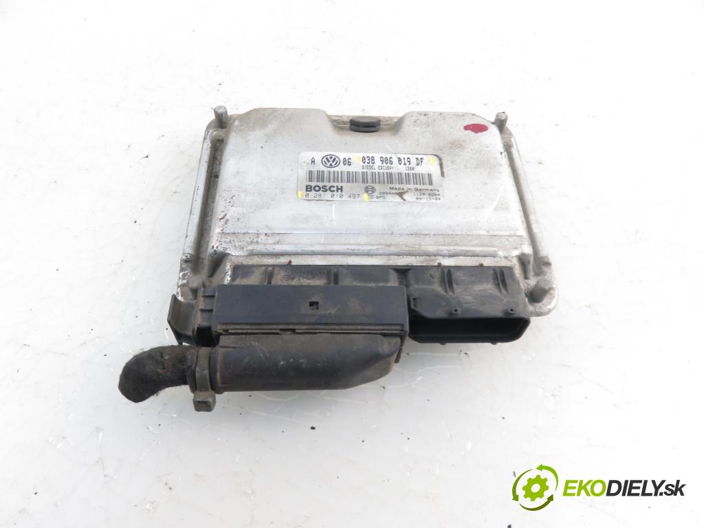 VW BORA (1J2) SEDAN 2001 1896,00 Sterowniki silnika 1896,00 Riadiaca jednotka Motor 038906019DF; 0281010497