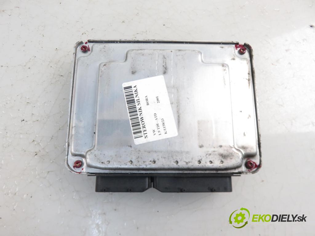 VW BORA (1J2) SEDAN 2001 1896,00 Sterowniki silnika 1896,00 Riadiaca jednotka Motor 038906019DF; 0281010497