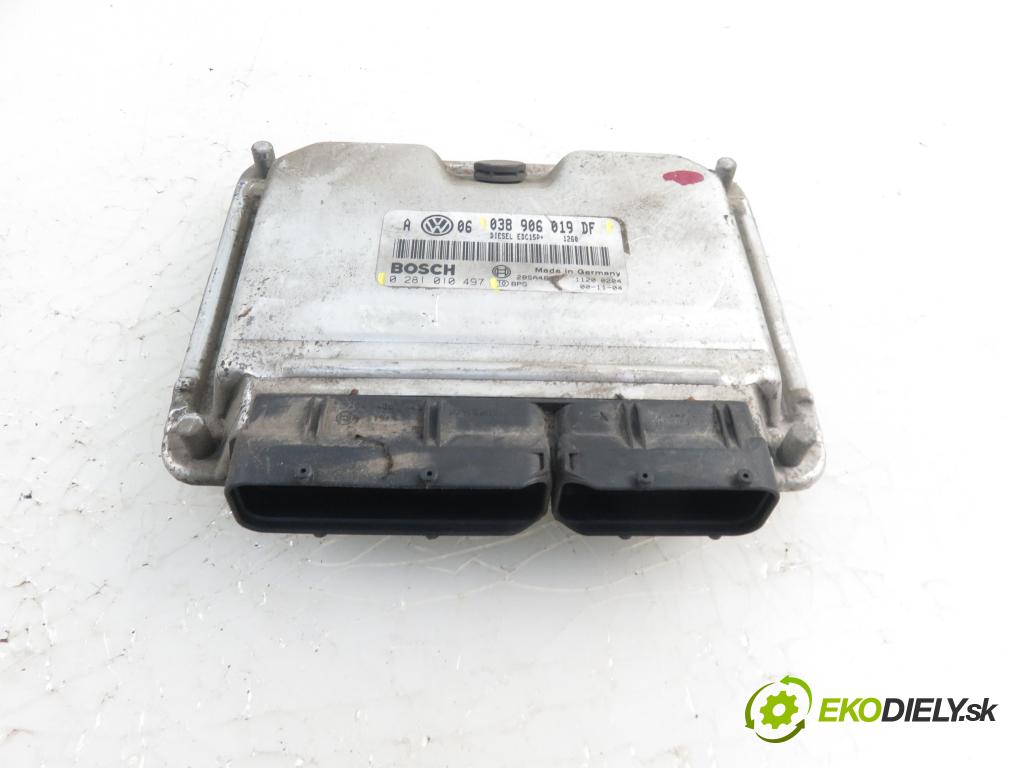 VW BORA (1J2) SEDAN 2001 1896,00 Sterowniki silnika 1896,00 Riadiaca jednotka Motor 038906019DF; 0281010497